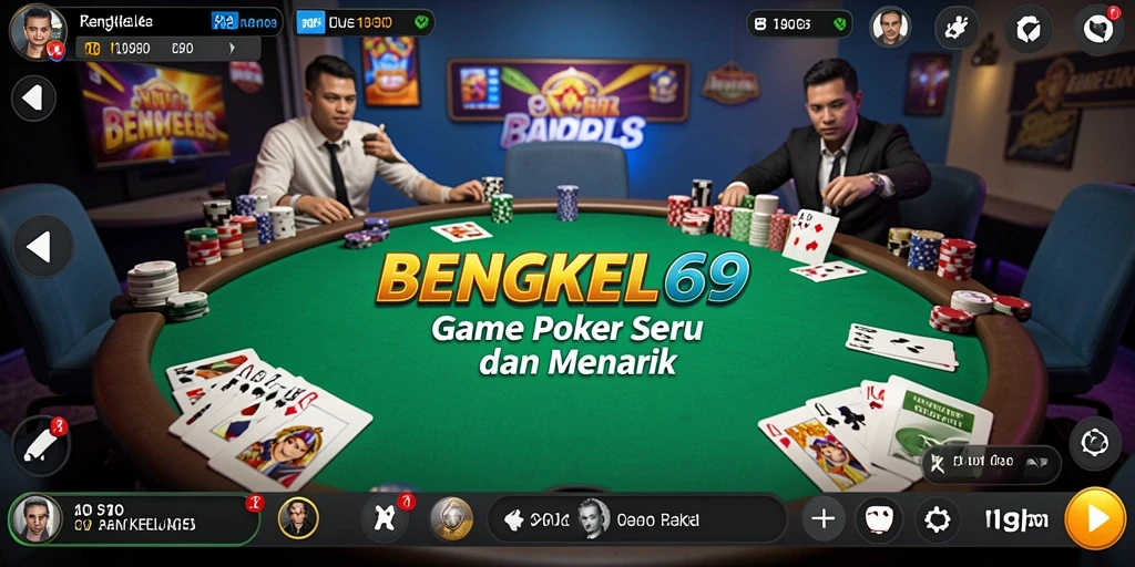 Tampilan seru gameplay BENGKEL69 yang penuh tantangan.