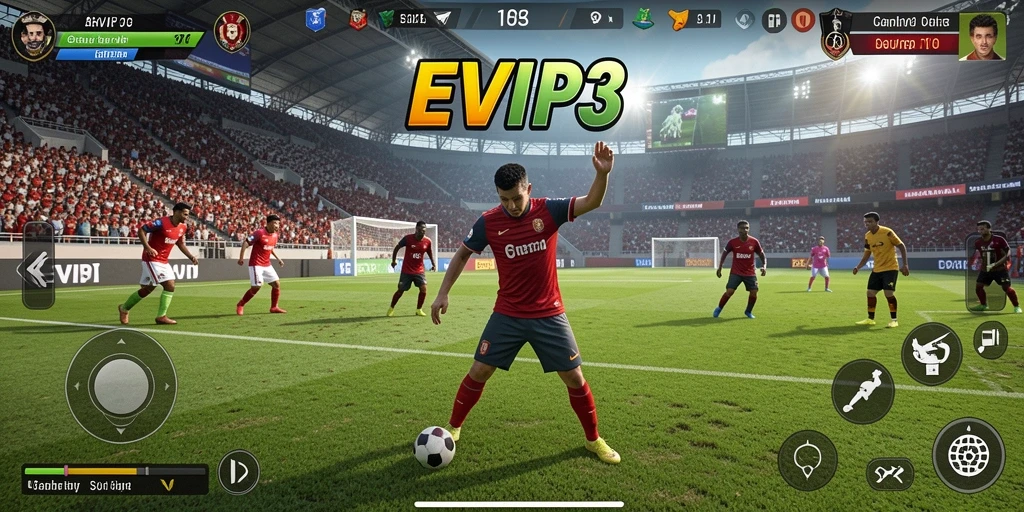 Tampilan menarik dari gameplay EVIP3 yang penuh aksi.
