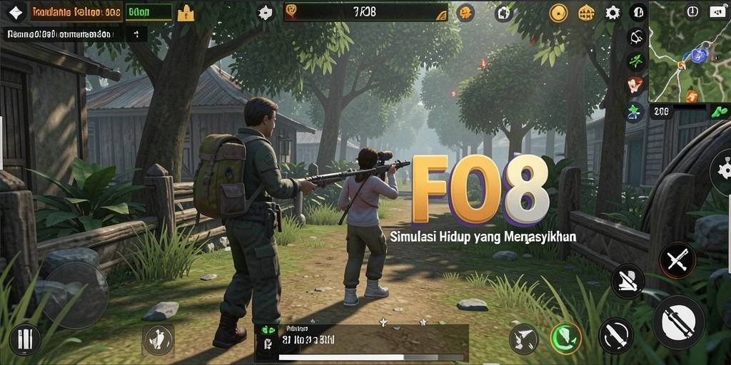 Tampilan gameplay interaktif yang menarik dari FO8.