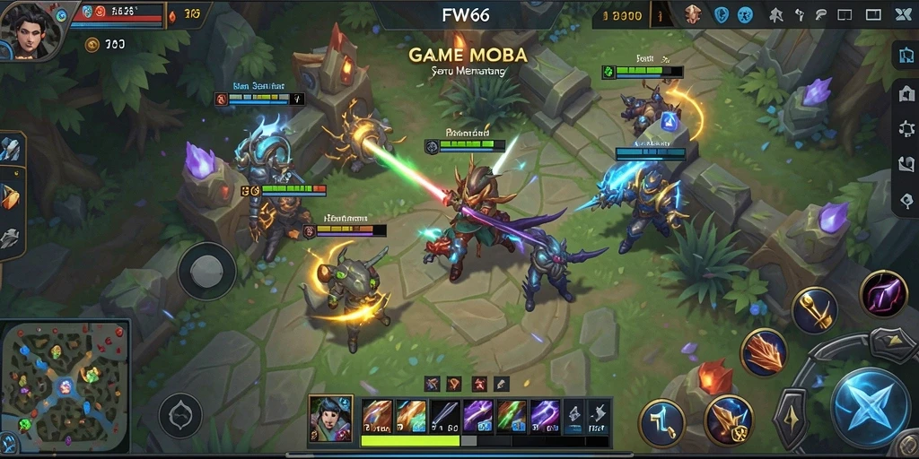 Gameplay menegangkan dalam FW66 yang menampilkan strategi tim.