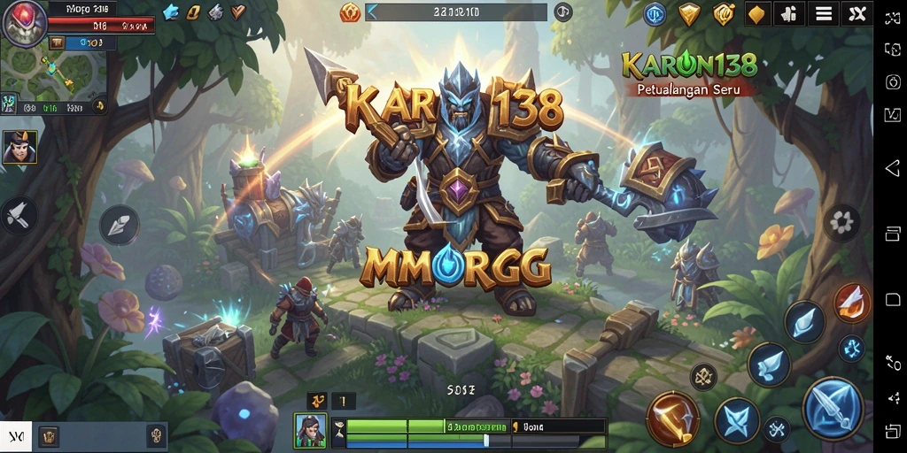 Tangkapan layar menampilkan pengalaman gameplay mendalam di KARUN138.