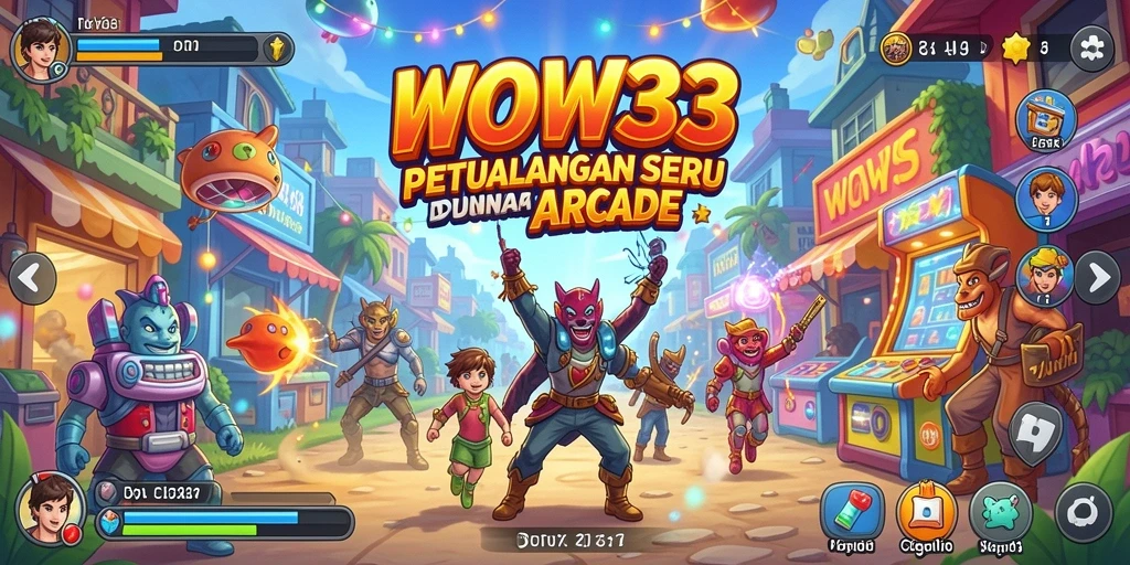 Tampilan gameplay WOW33 yang penuh aksi dan tantangan seru.